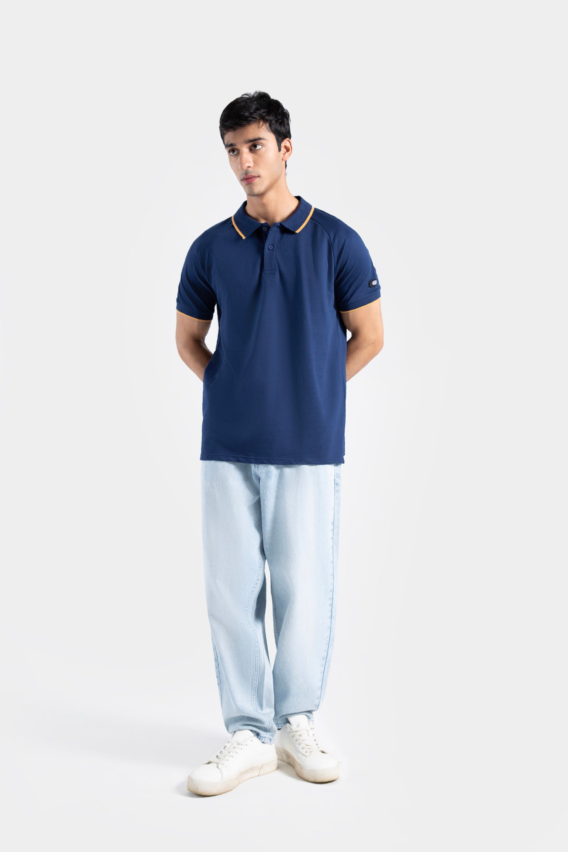 Contrast Polo Shirt