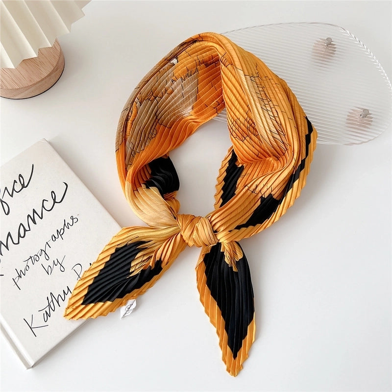 Women's Elegant Printing Polyester Printing Silk Scarf