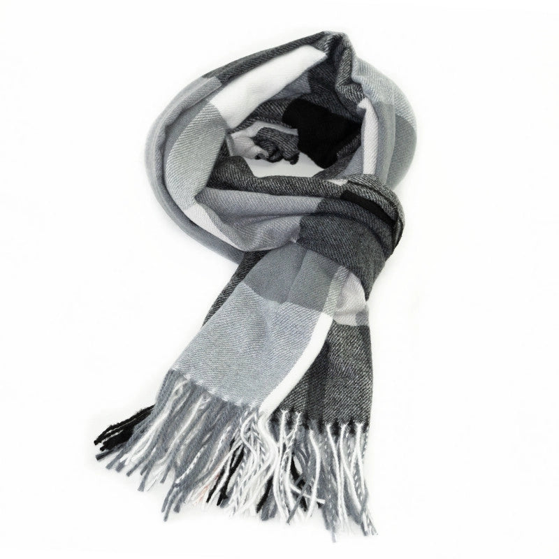 Hot Sale Classic Cashmere Plaid Scarf Tassel British Style Warm Autumn And Winter Shawl Customized