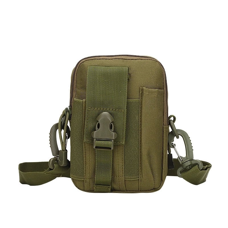 Men's Sports Solid Color Camouflage Oxford Cloth Running Waist Bags
