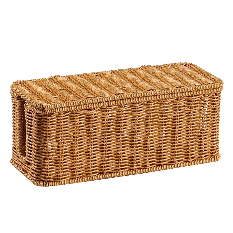 Minimalist Classic Style Solid Color Plastic Storage Box