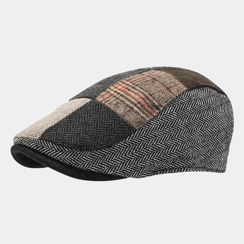 Unisex Retro Sweet Lattice Curved Eaves Advance Hats