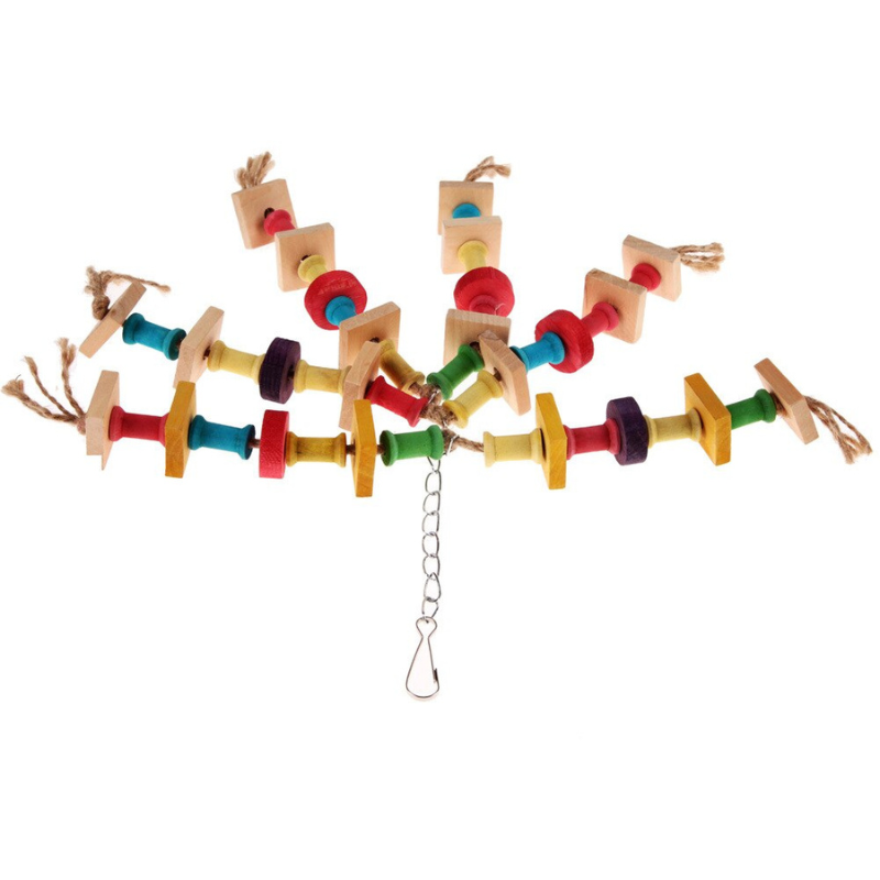 Bird Block Knot Chewing Toy