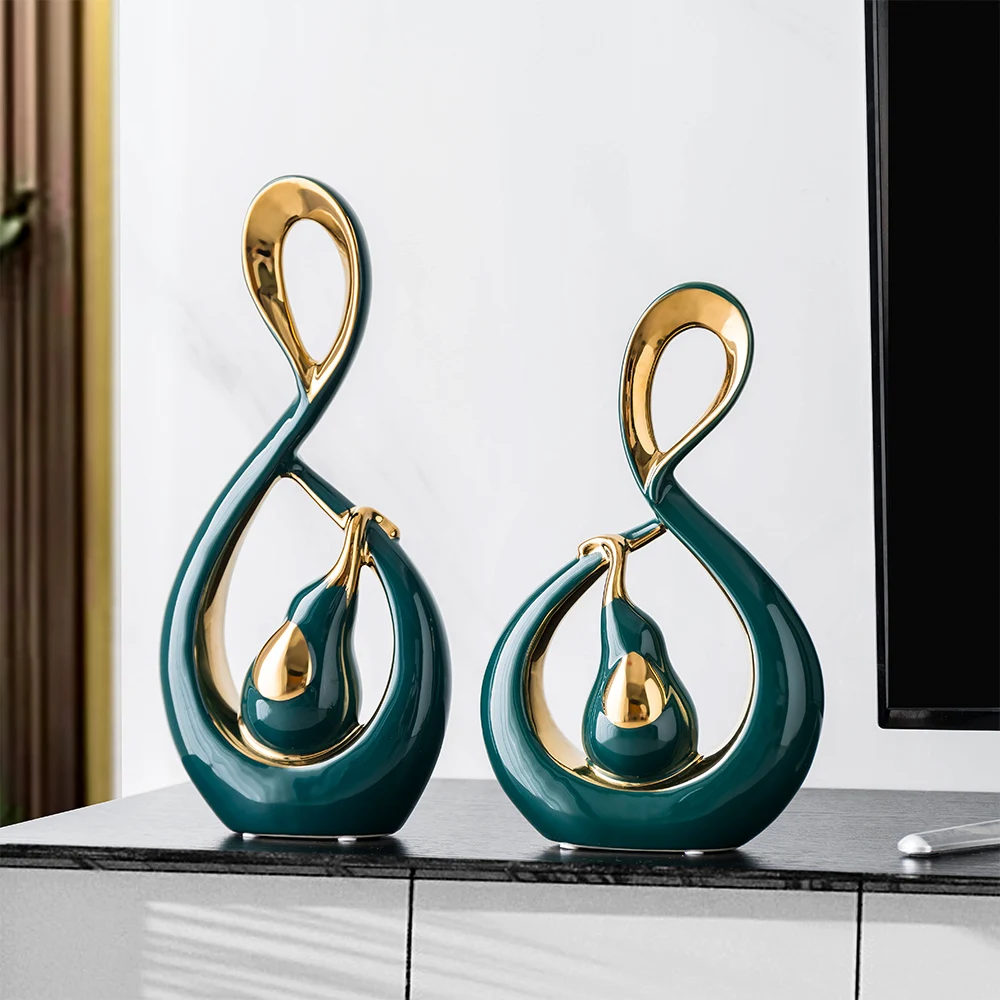 nordic home decor Flourishing Art Desktop ornaments home decor modern ceramics crafts living room office home decorative items