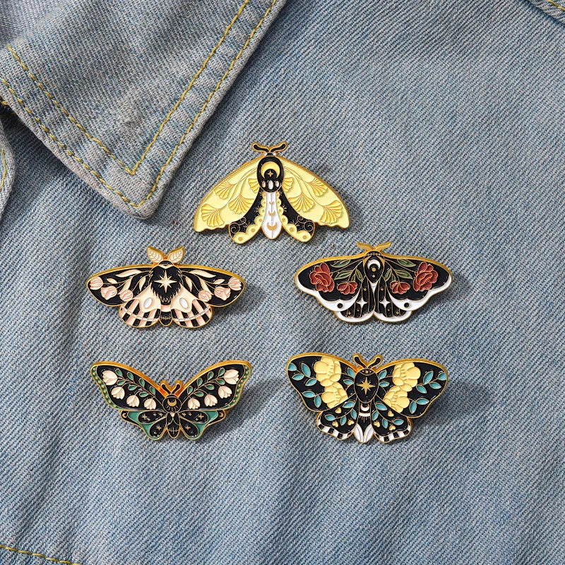 Moth/Butterfly/Dragonfly Badge Pins