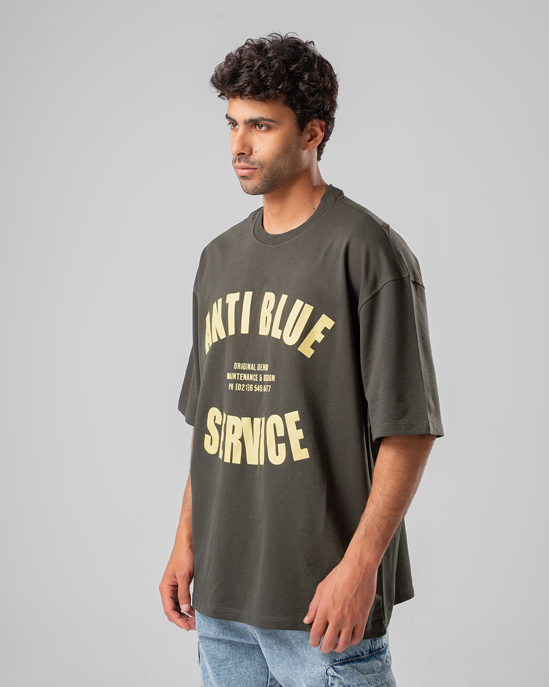 Anti-Blue Printed Men T-shirt