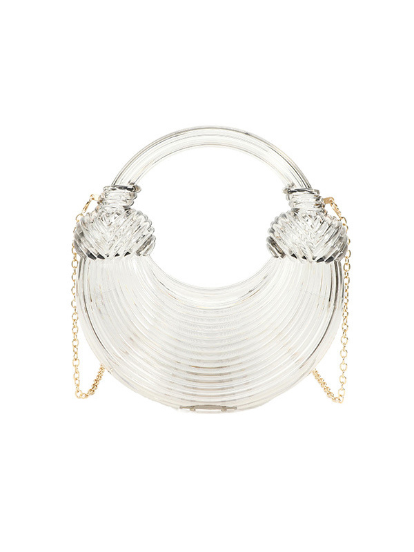 Chains Geometric Shiny Bags