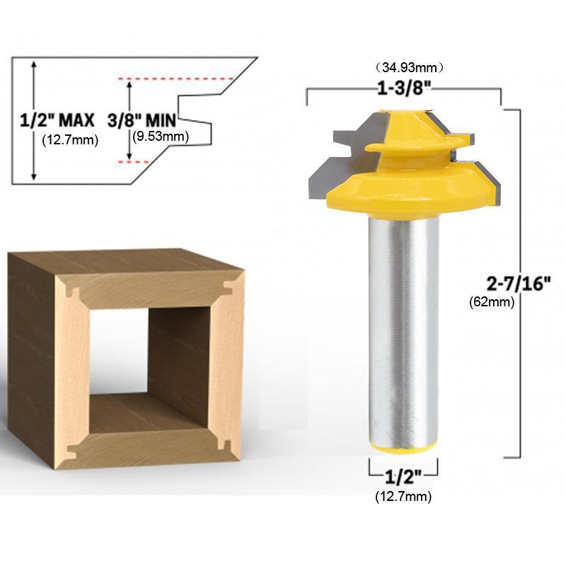 🎁New Year Sale 49% OFF⏳45 °Miter Router Bit