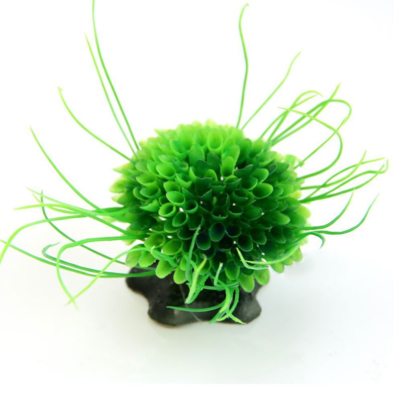 Green Plant Ornament For Aquarium