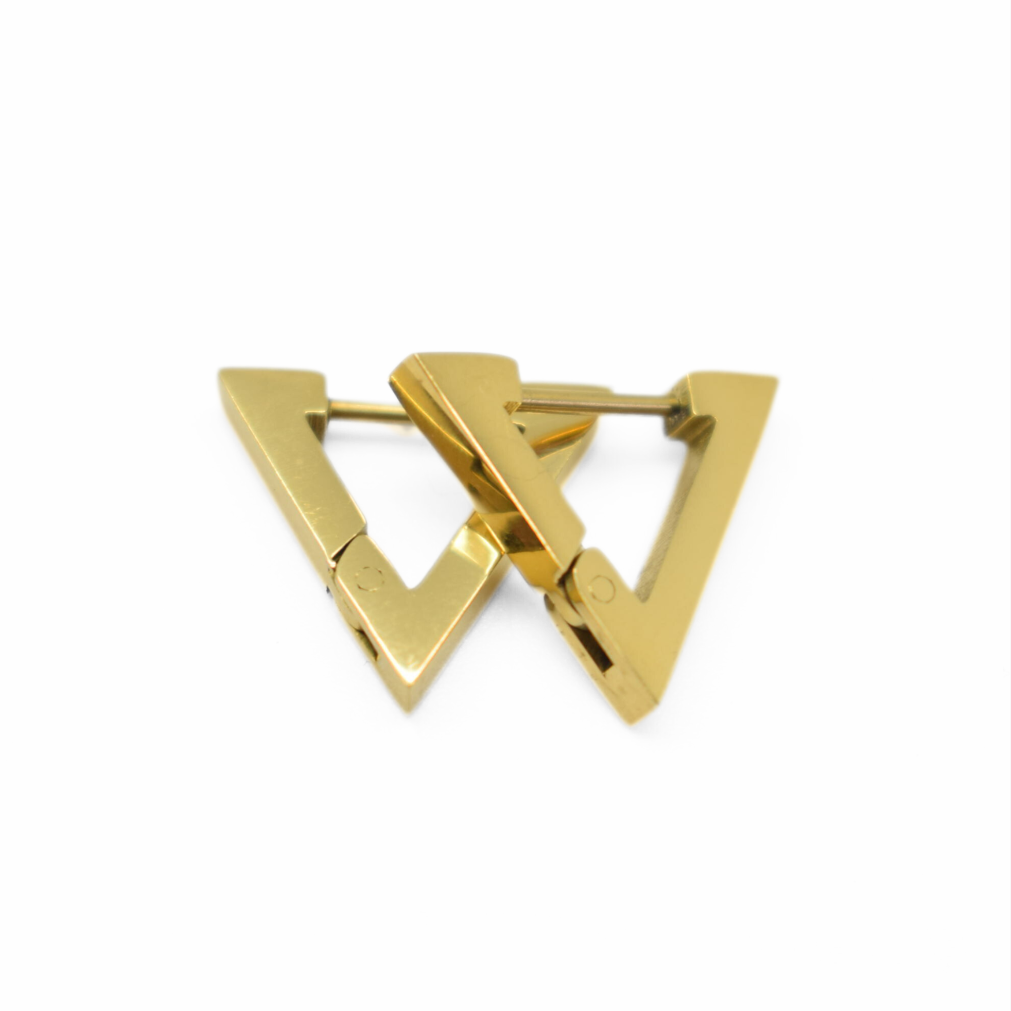 Triangle hoops - Gold