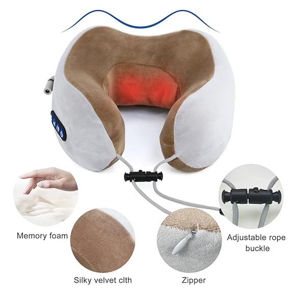U Shaped Massage Pillow.  Neck Massager Travel Pillow