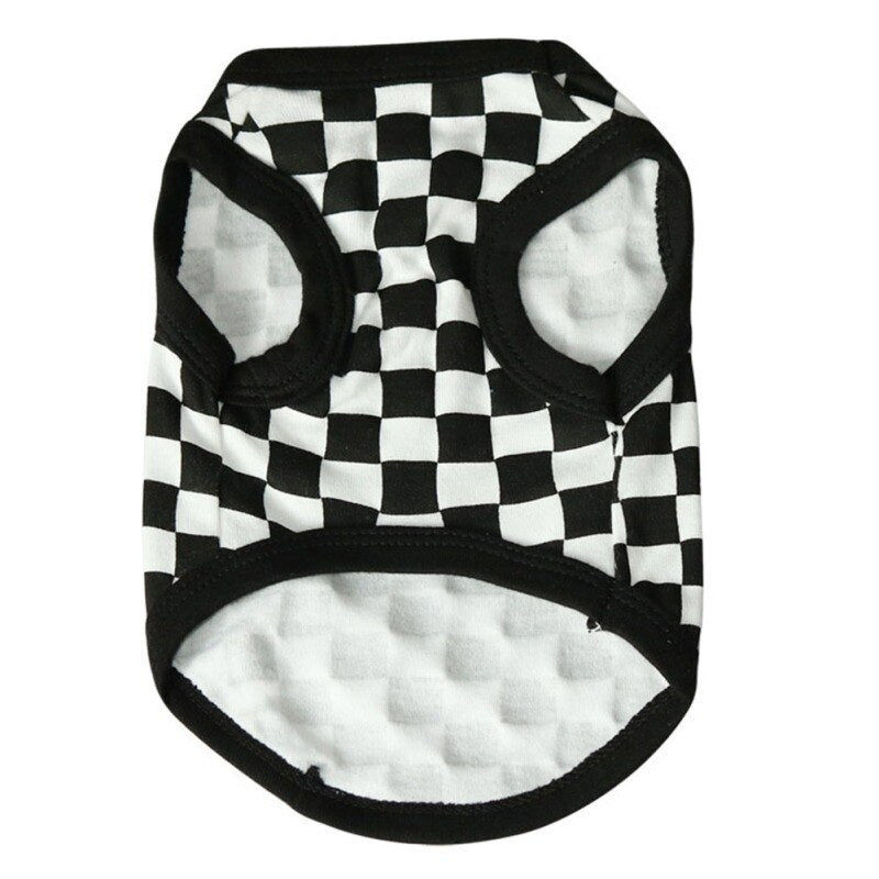 Mosaic Pattern Cotton Dog Vest