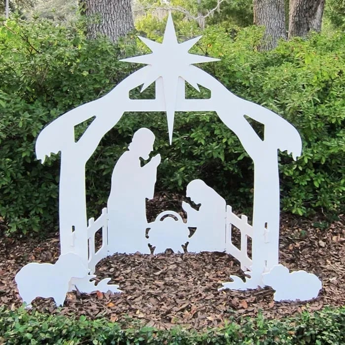 🔥 49% OFF 🔥🔥Jesus Nativity Scene Sign(Buy 2 Free Shipping)