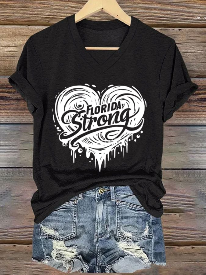 Women's Florida Strong Print T-Shirt