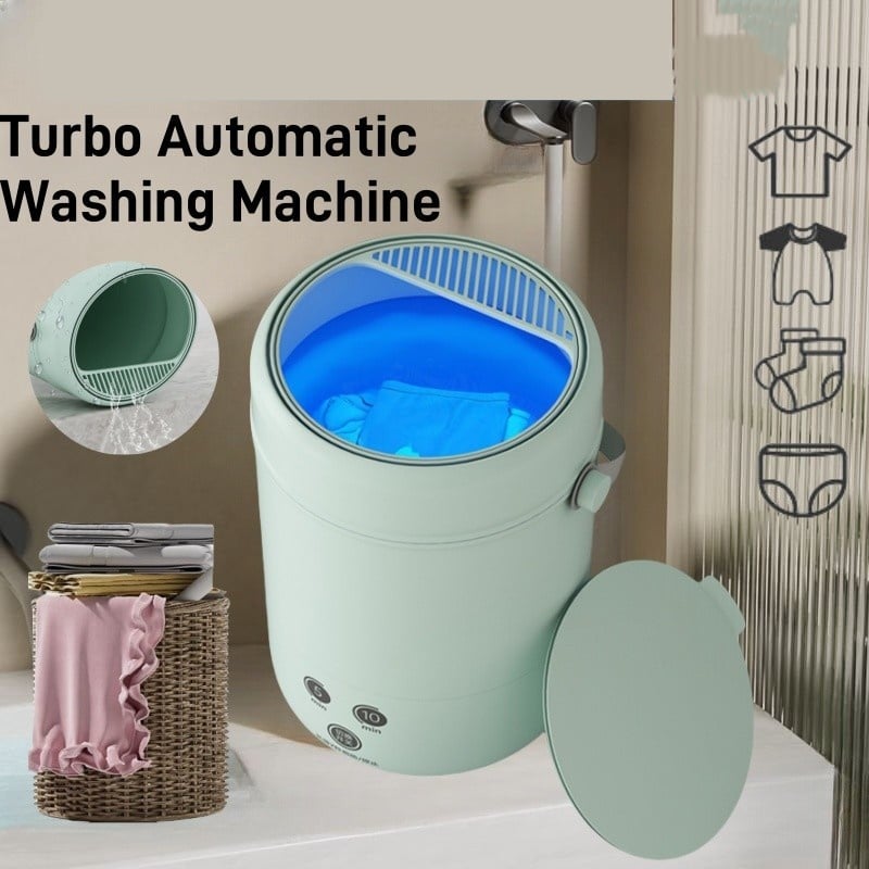 🔥HOT SALE🔥Mini Automatic Washing Machine Portable Socks and Underwear Washing Machine