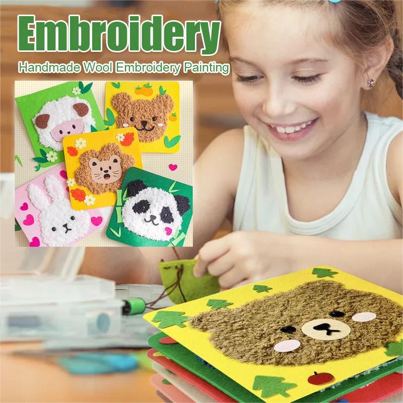 🎉Last Day 75% OFF🧒Children Wool Embroidery Painting🧶