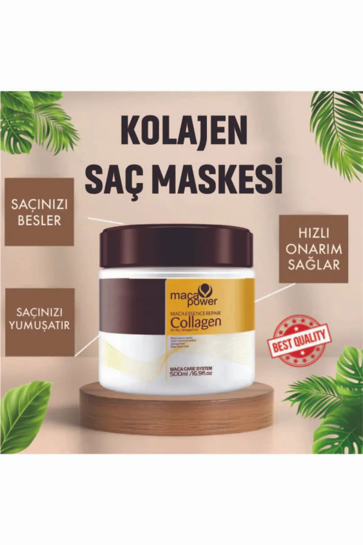 🔥SADECE BUGÜN ₺699【500ML】KRAEL Kolajen Saç Maskesi