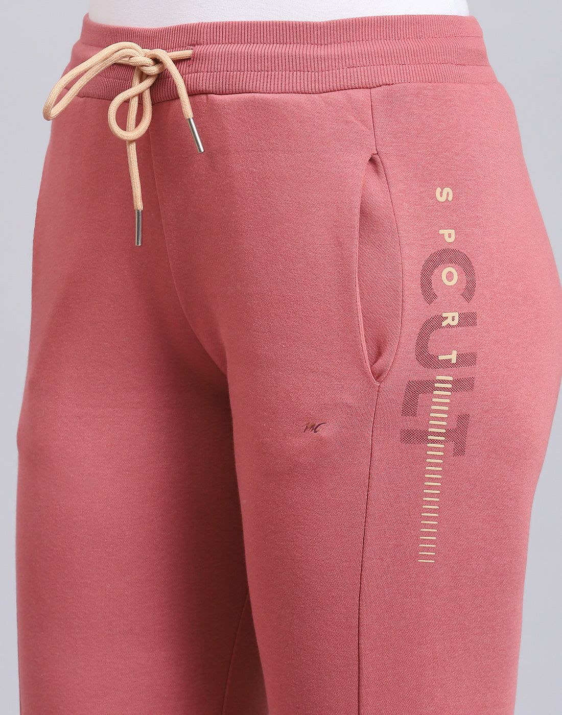 Women Pink Printed Regular Fit Winter Lower