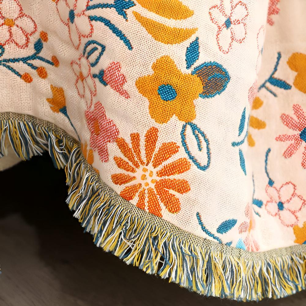 Reversible Tassel Blanket
