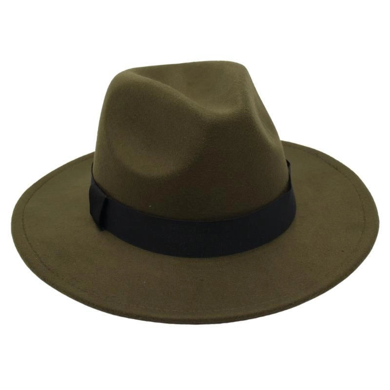 Beach Ferdo Hat Tie-dyed Top Hat Jazz Hat Men And Women Felt Hat Temperament Woolen Hat Trend