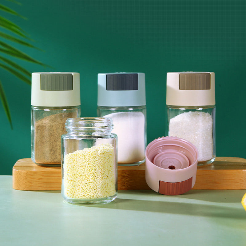 Pressed Glass Salt Seasoning Shaker