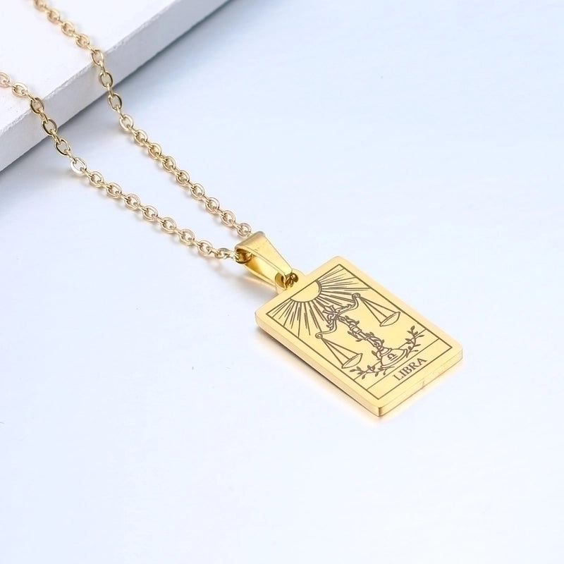 Minimalist Constellation Stainless Steel Plating Necklace