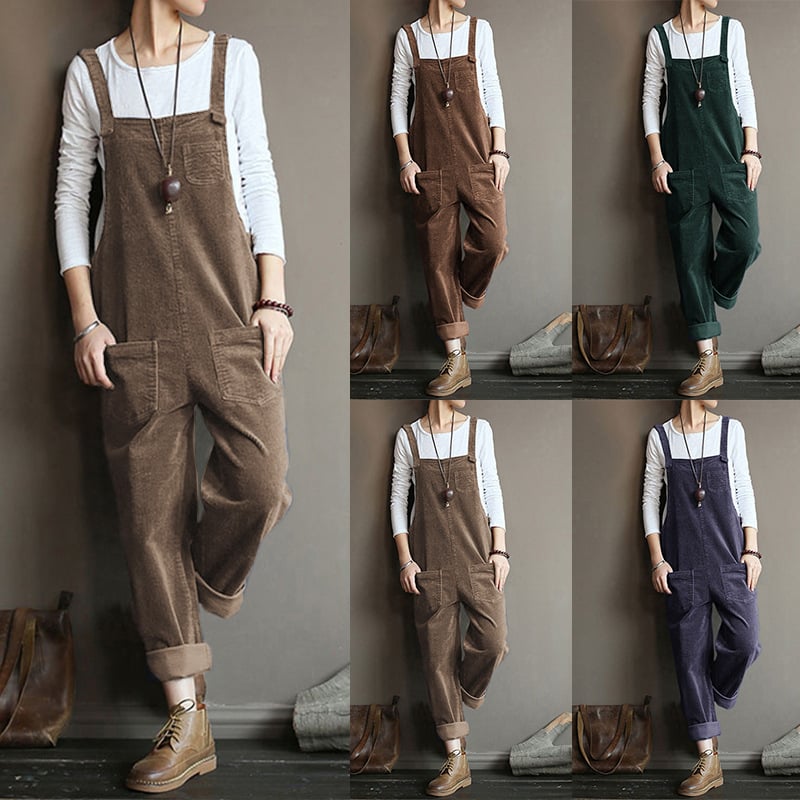 NEW | Wide Leg Corduroy Overalls