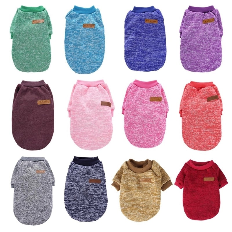 Casual Warm Starling Schnauzer Cat Small Dog Puppy Internet Celebrity Comfortable Fleece Autumn And Winter Clothes Hair-free Cat And Dog Clothes