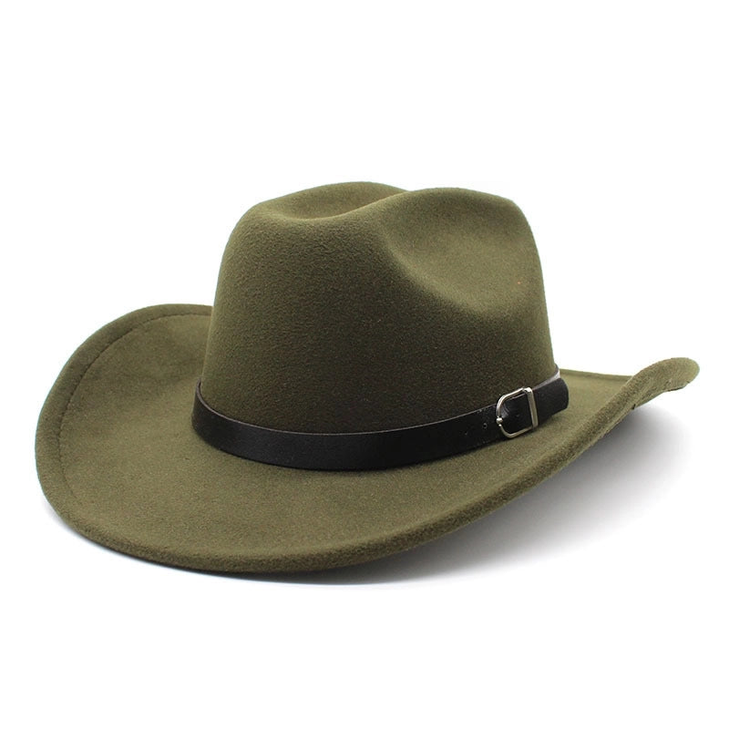 Hat Autumn And Winter Pure Wool Top Hat Hat Fashion Neutral Beauty Hat Real Wool