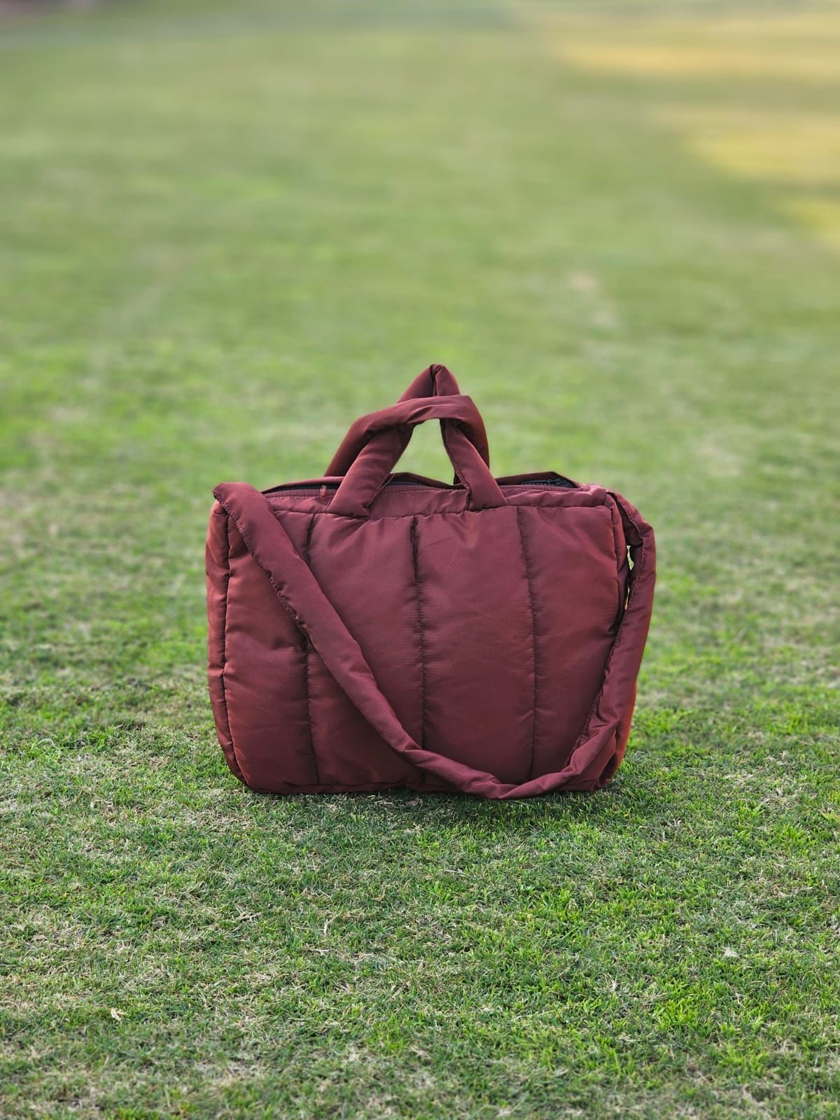 Lightweight Puffer Tote Bag
