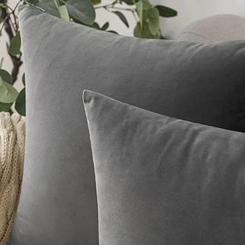 Charcoal Grey-Cushion Covers Pack of Two