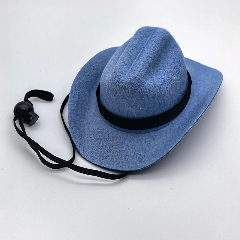 Cowboy Style Nonwoven Solid Color Pet Hat
