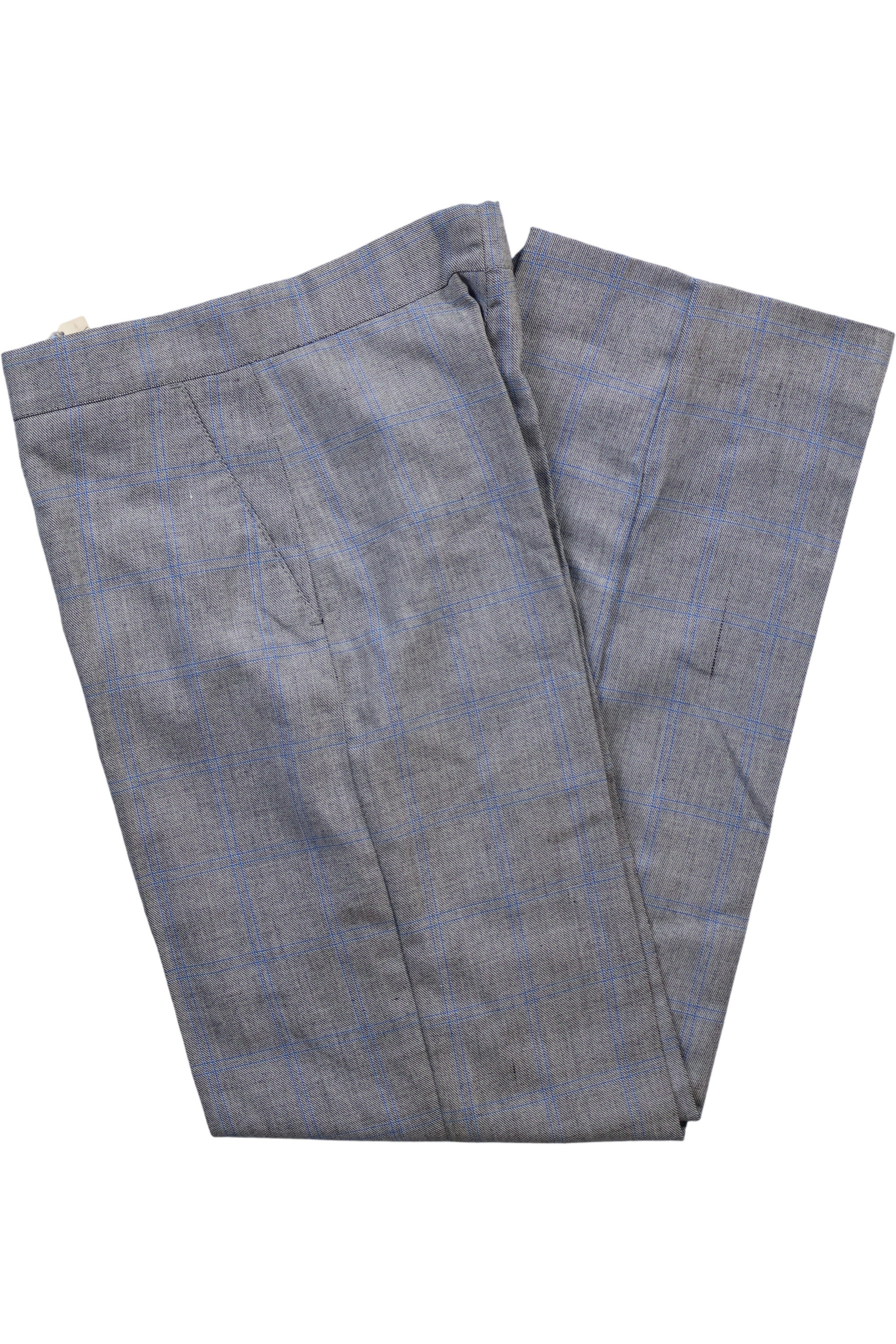 1970s Chequered Straight Leg Trousers