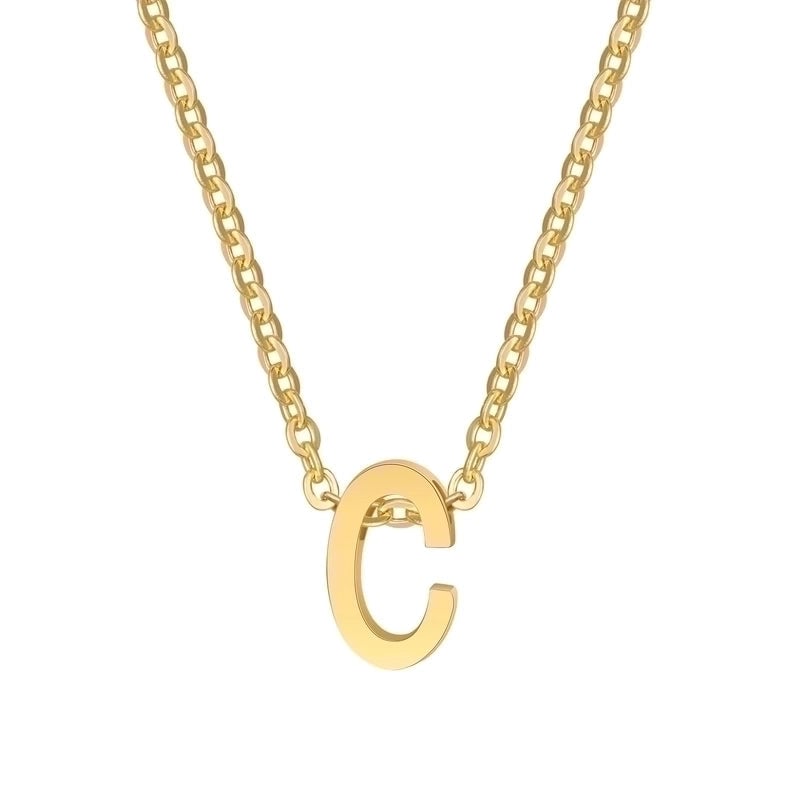 Minimalist Letter Stainless Steel Gold Plated Plating