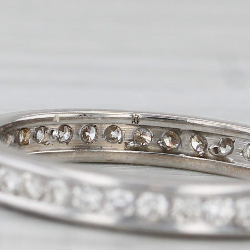 0.35ctw Diamond Eternity Wedding Band Stackable Anniversary Ring 4.25
