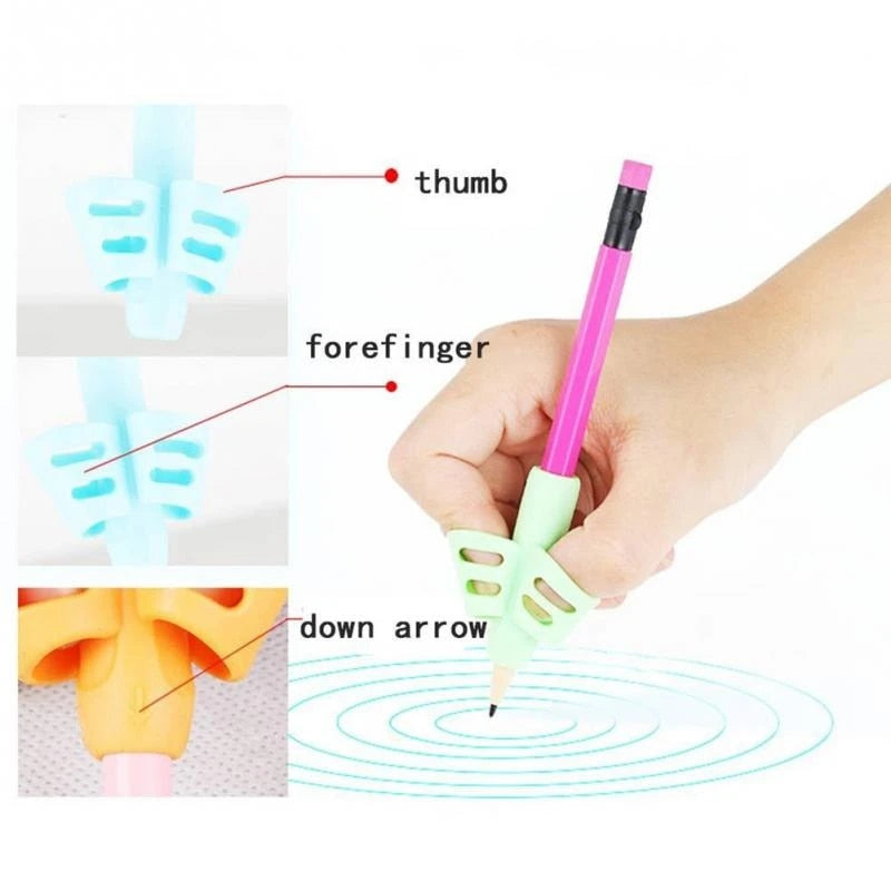 3 Pcs  Soft Silicon Pen Holder