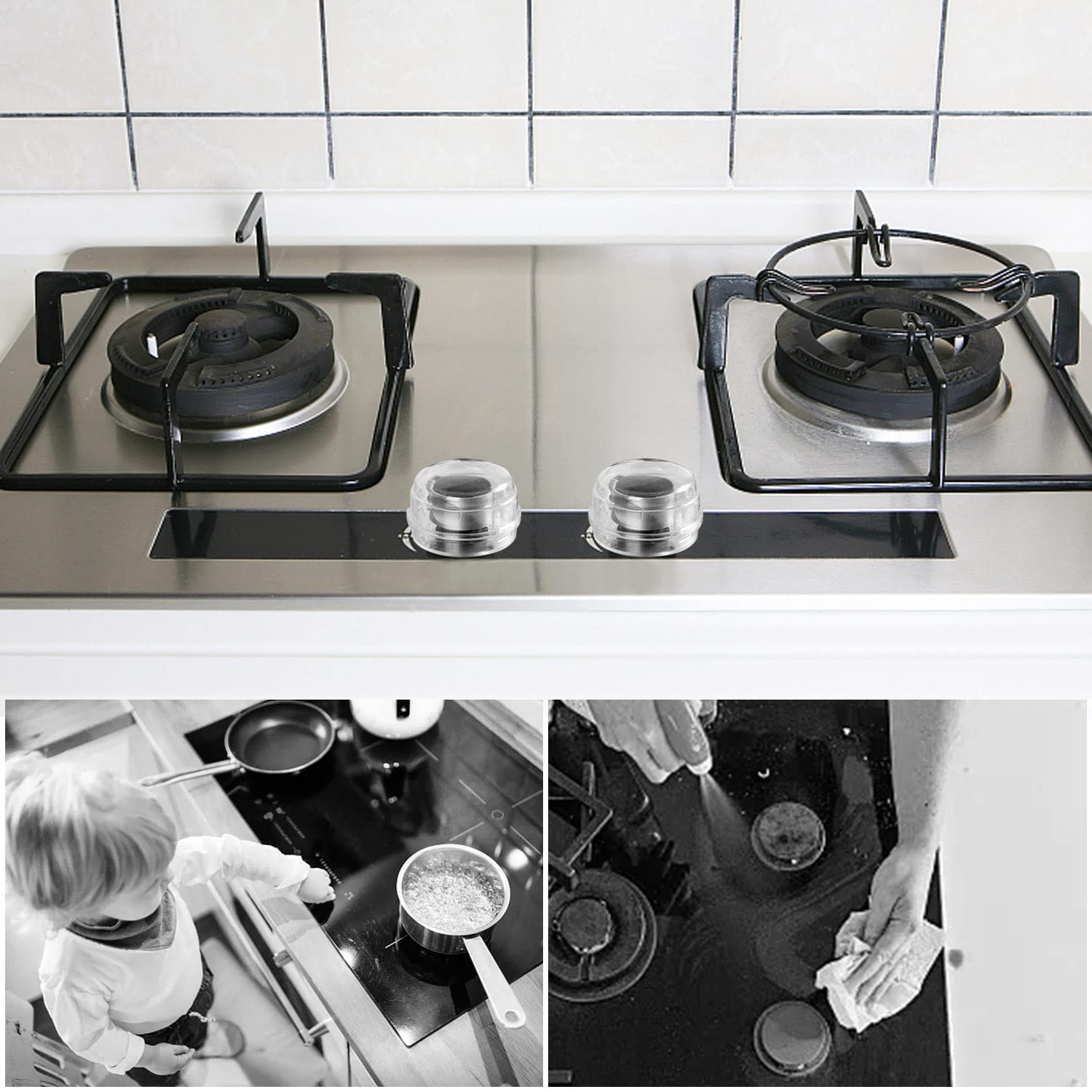 Transparent Gas Stove Knob Cover