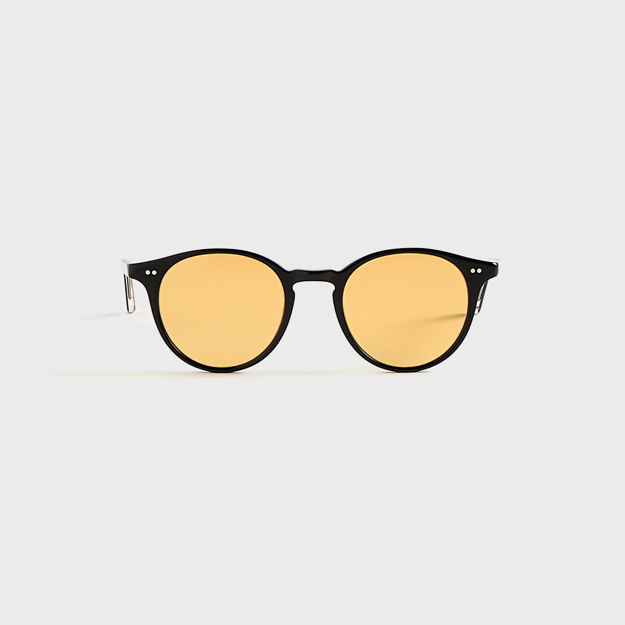 Garrett Leight Clune Sunglasses - Black / Semi Flat Pure Maple