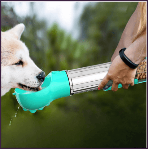 🐶🐶Versatile portable pet water bottle Drinking bowl