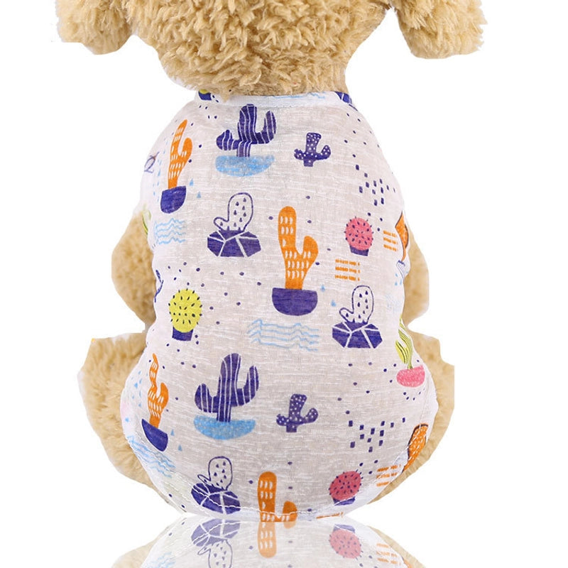 Cute Cactus Rabbit Poached Egg Pet Clothing