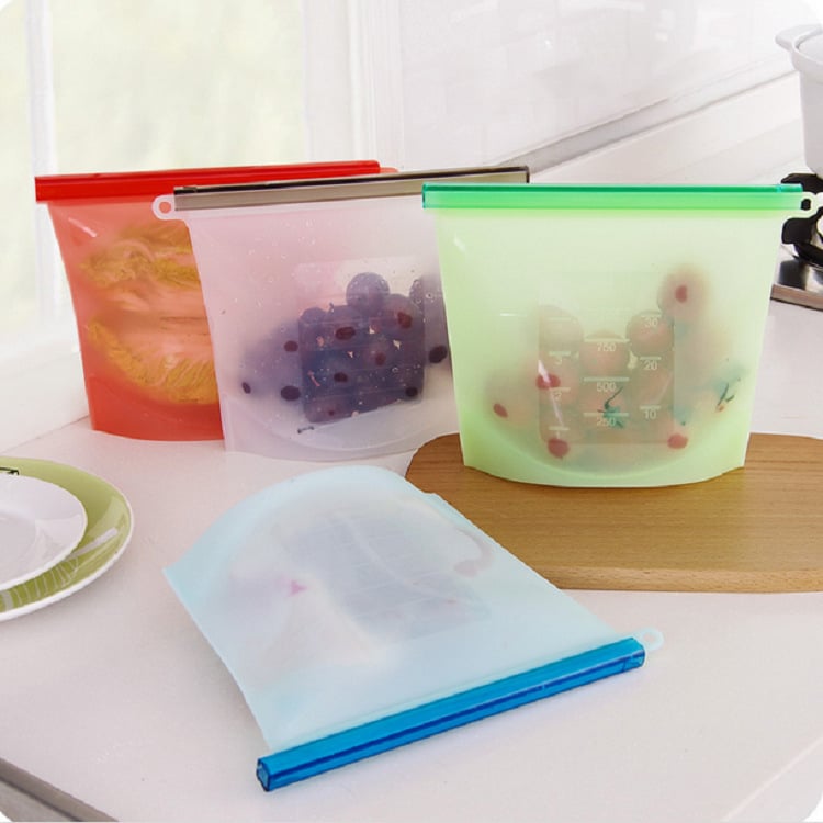 Food Grade Reusable High Temperature Resistant Silicone Preservation Bag