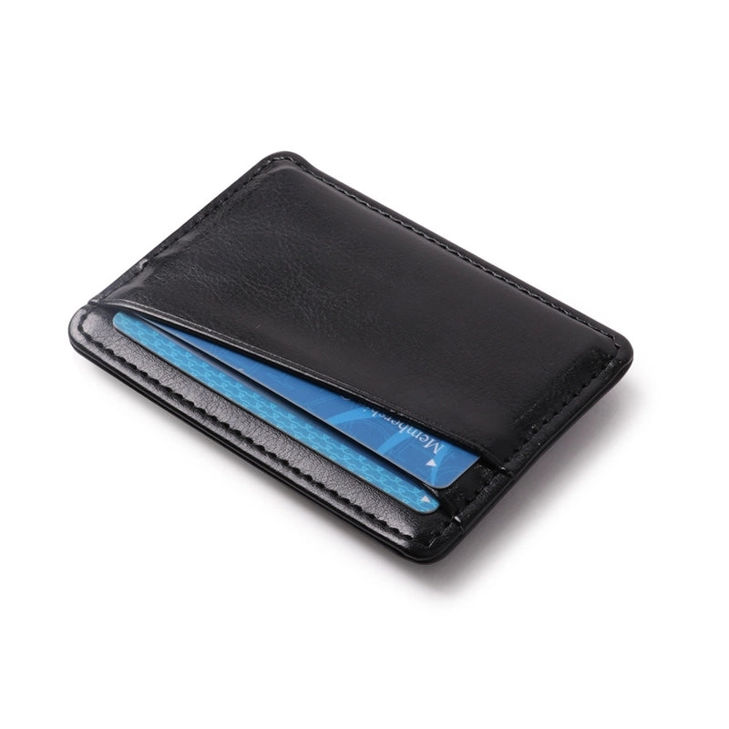 Korean New Fashion Leather Bank Card Storage Gift Id Card Holder