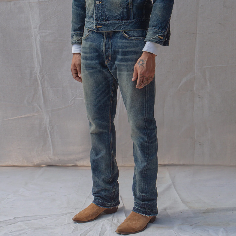 Men's 14oz Japanese Cotton Selvedge Denim Pants