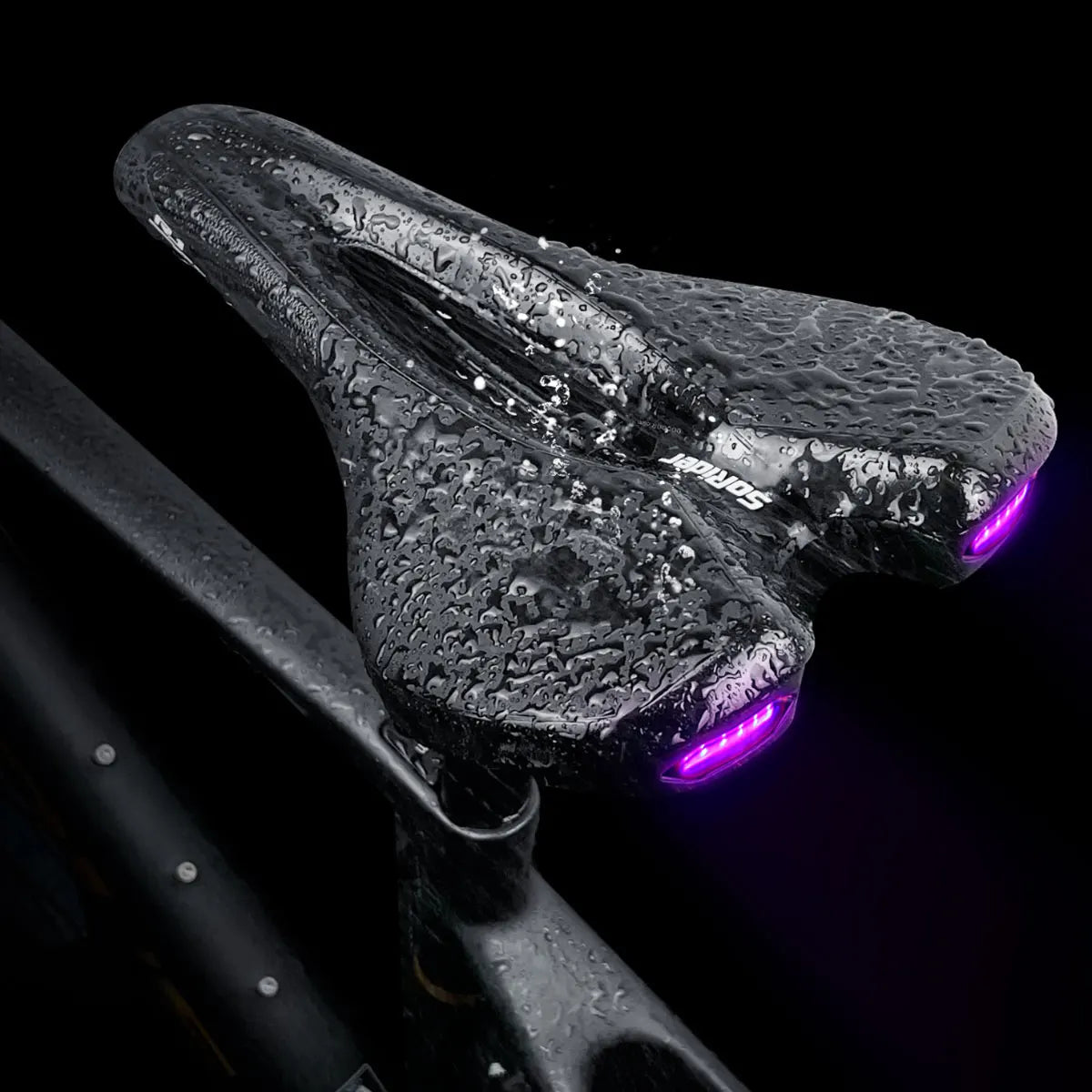 Nighthawk Bike Saddle with Taillights