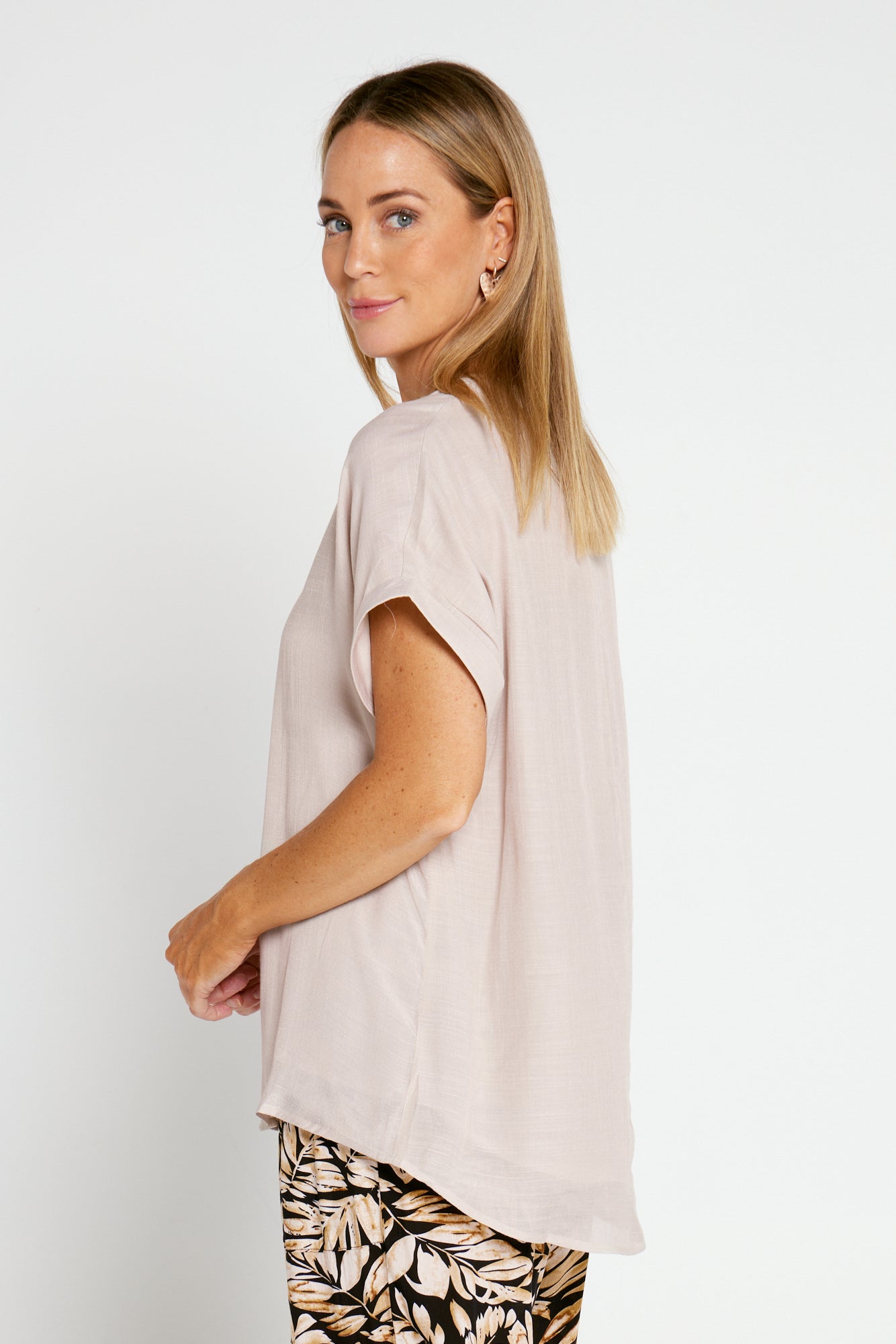 Gemma Top - Pink Beige