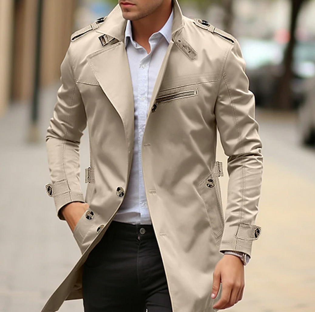 Gustav™ | Trenchcoat til Mænd
