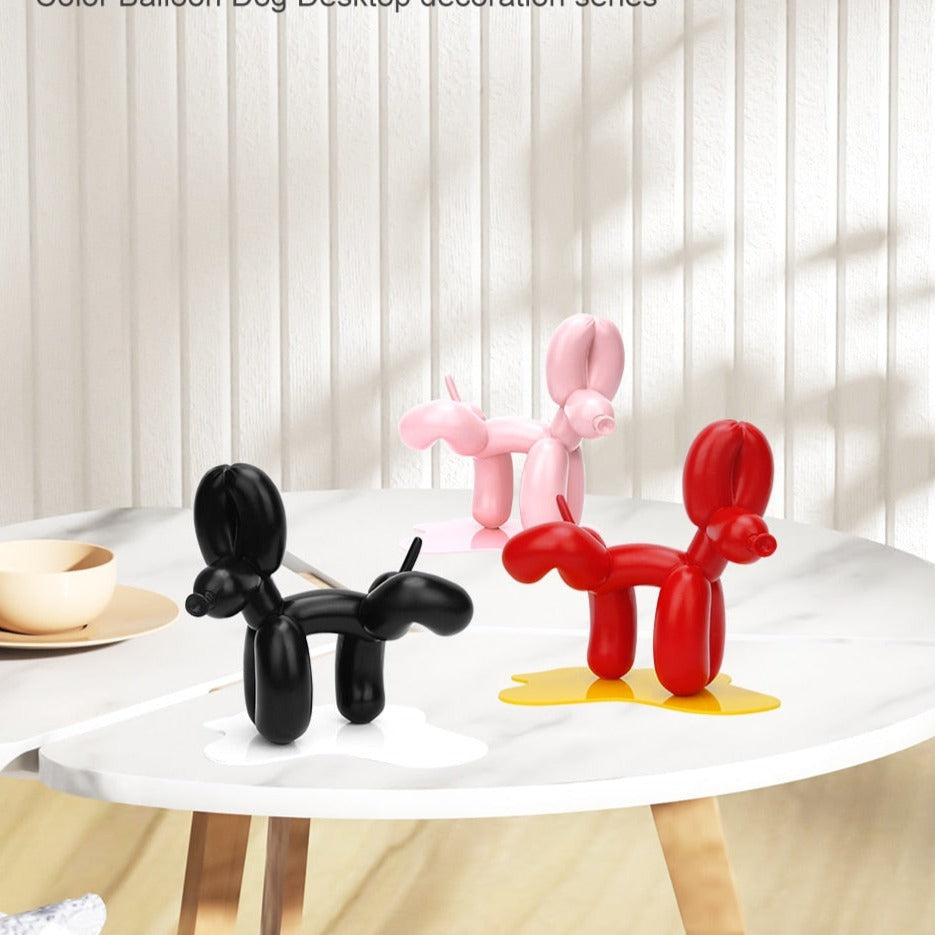 Balloon Dog Doing Number One Sculpture