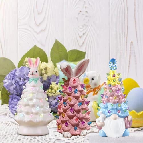 🐰🐰Easter Pink Bunny Tree