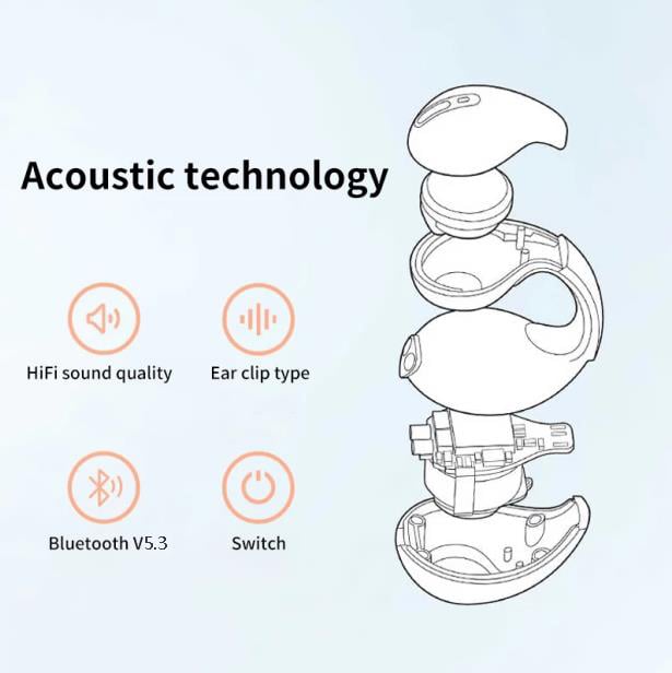 49% OFF Wireless Ear Clip Bone Conduction Headphones