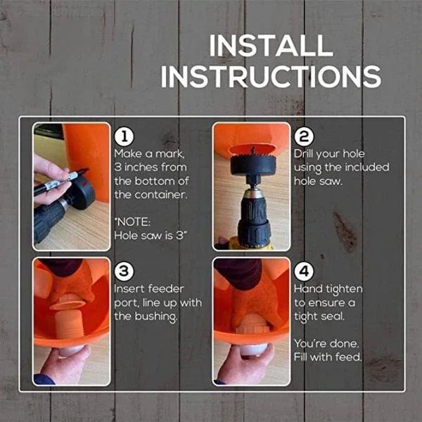 (🔥2024 New Year Hot Sale  30% OFF) DIY Chicken Feeder